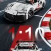 Compatible with Lego Porsche 911 Building Block Sports Car Remote Control Car Racing Assembly Model, a Toy Gift for Boys