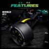 Lego-Compatible Aston Martin F1 Racing Car Model, Building Block RC Assembled Toy for Boys