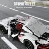 Compatible with Lego Porsche 911 Building Block Sports Car Remote Control Car Racing Assembly Model, a Toy Gift for Boys